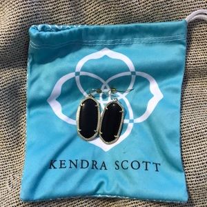 Black Kendra Scott earrings